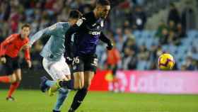 En-Nesyri escapa de Costas en el Celta - Leganés de La Liga