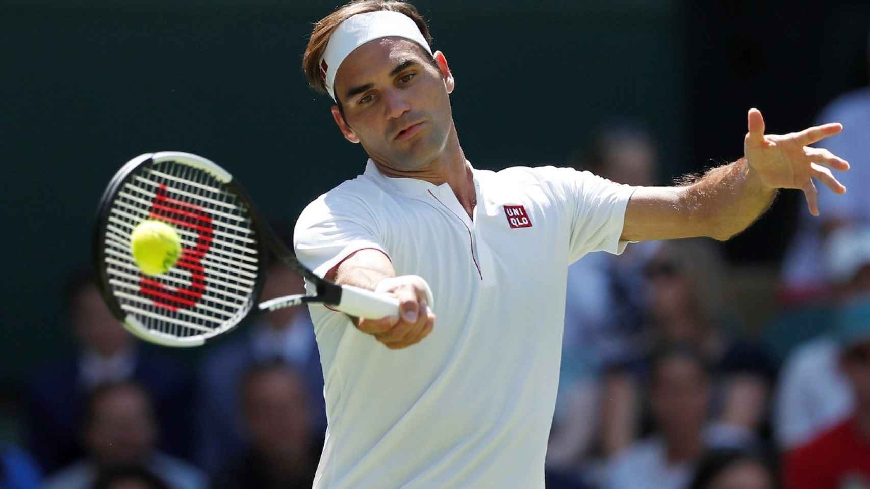 Roger Federer, durante un partido