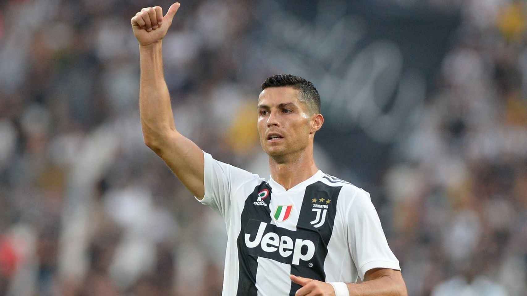 Cristiano Ronaldo, en un partido de la Juventus de Turín