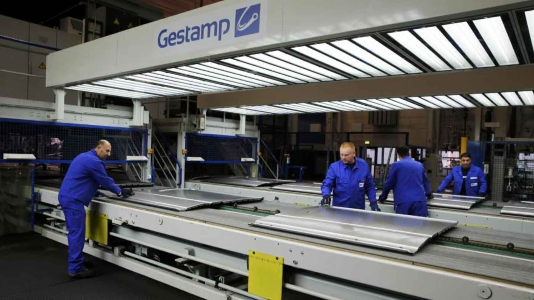 Imagen de una planta de fabricación de Gestamp.