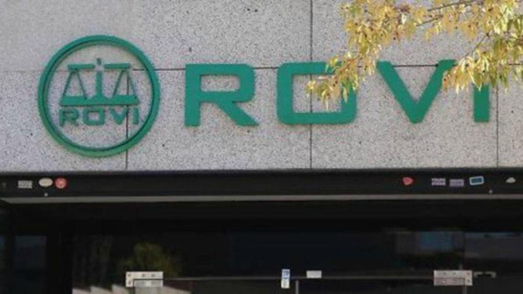 Rótulo de Rovi en uno de sus centros productivos.