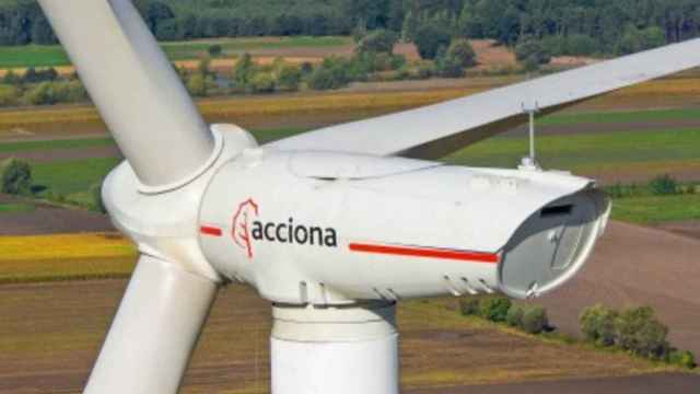 Una turbina eólica de Acciona.