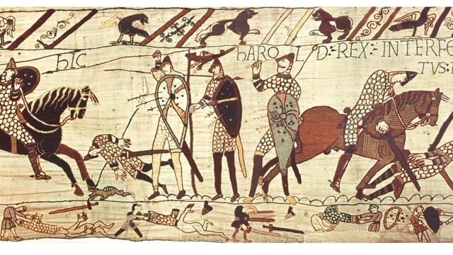 Un extracto del polémico tapiz medieval.