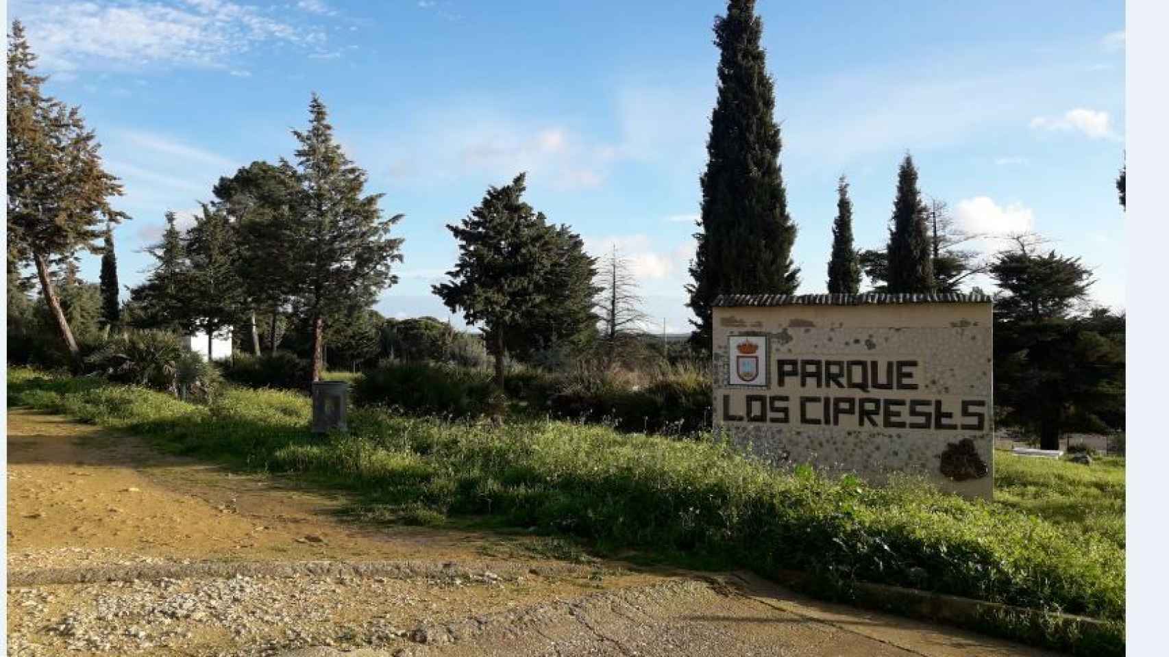 Parque de Los Cipreses en el que atacó a una joven de El Campillo durante un permiso penitenciario