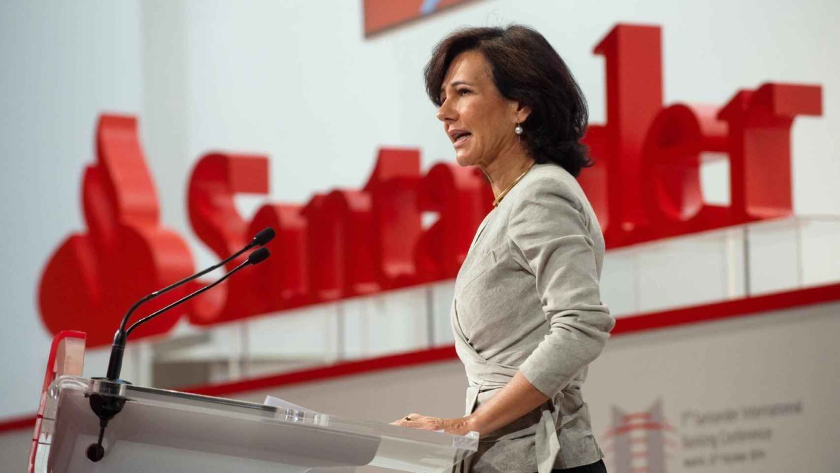 Ana Botín ingresará este jueves 1,21 millones por el tercer dividendo a cuenta de Santander