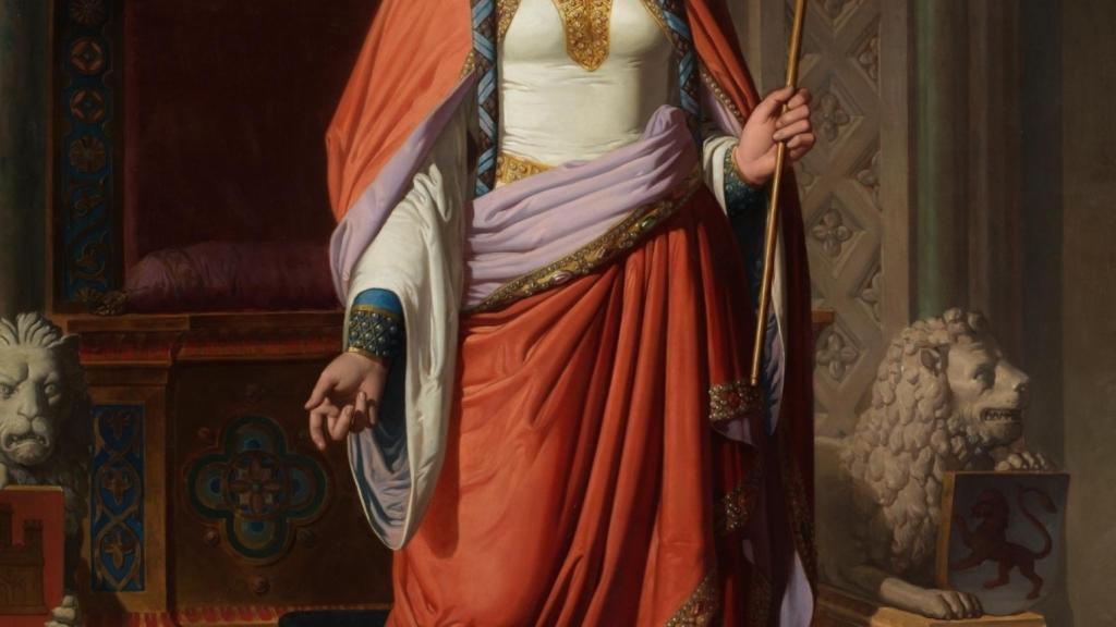 Doña Urraca, pintada por Carlos Múgica y Pérez
