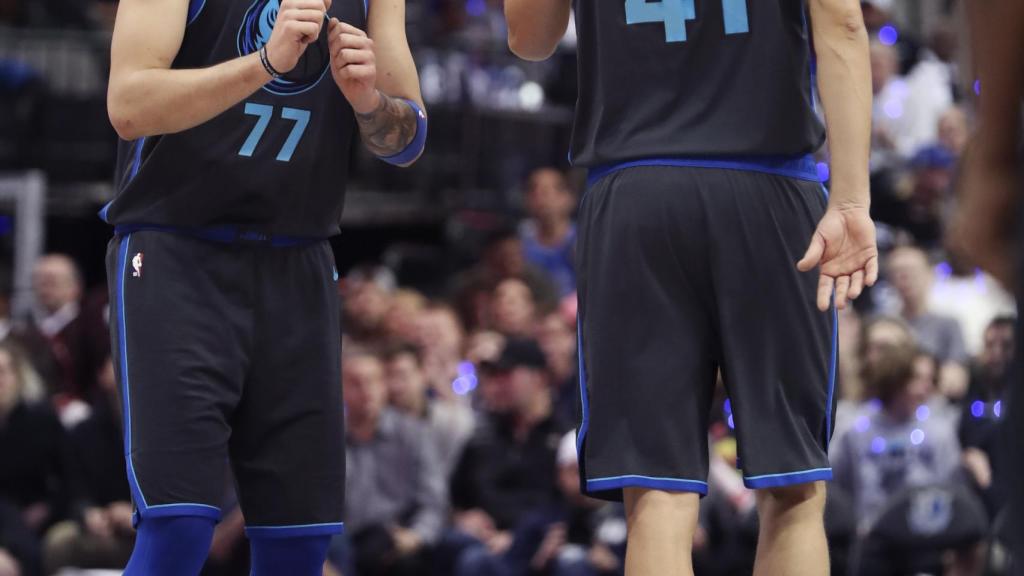 Doncic y Nowitzki
