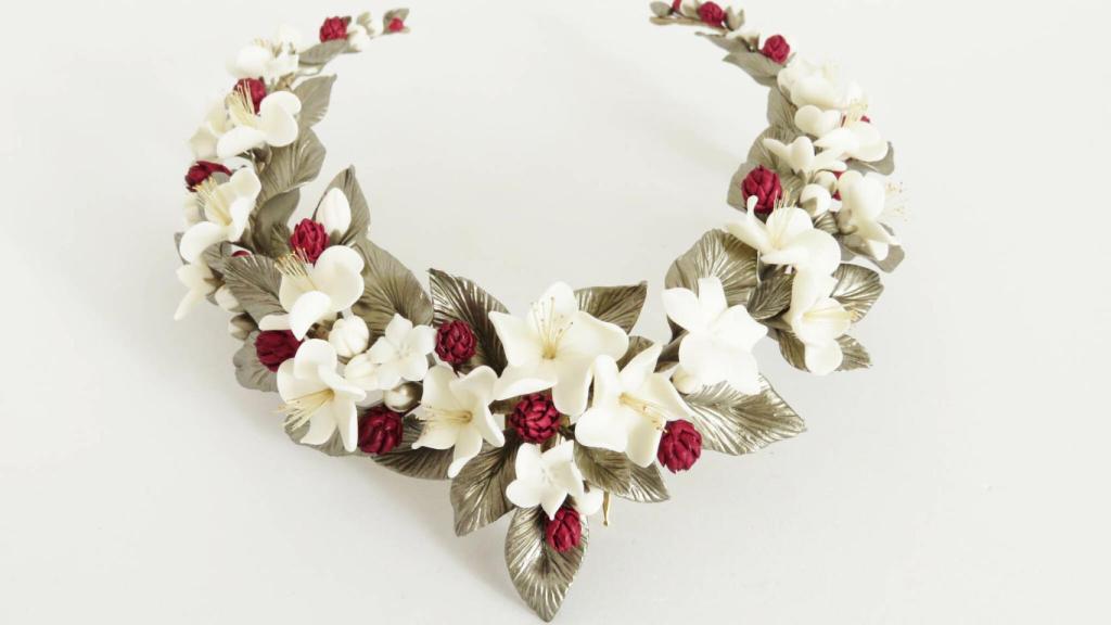 Tocado de novias de invierno.