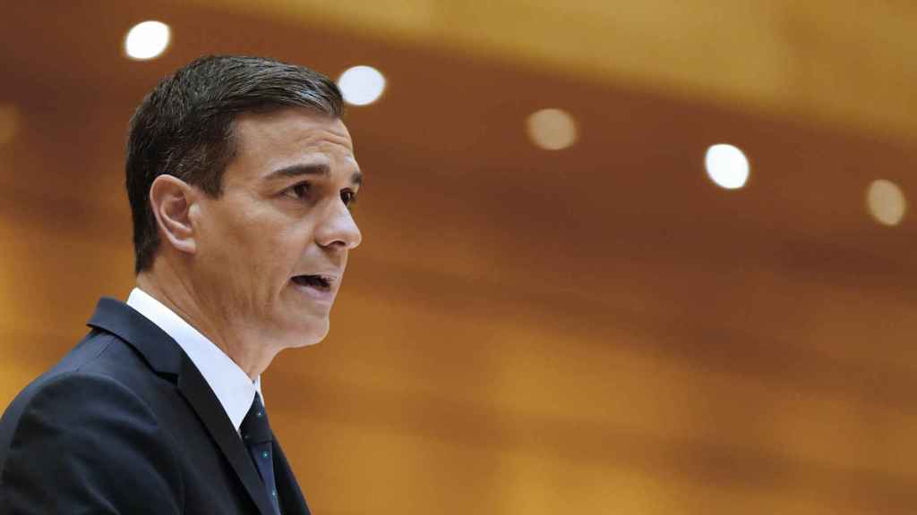 Pedro Sánchez comparece en sesión plenaria del Senado