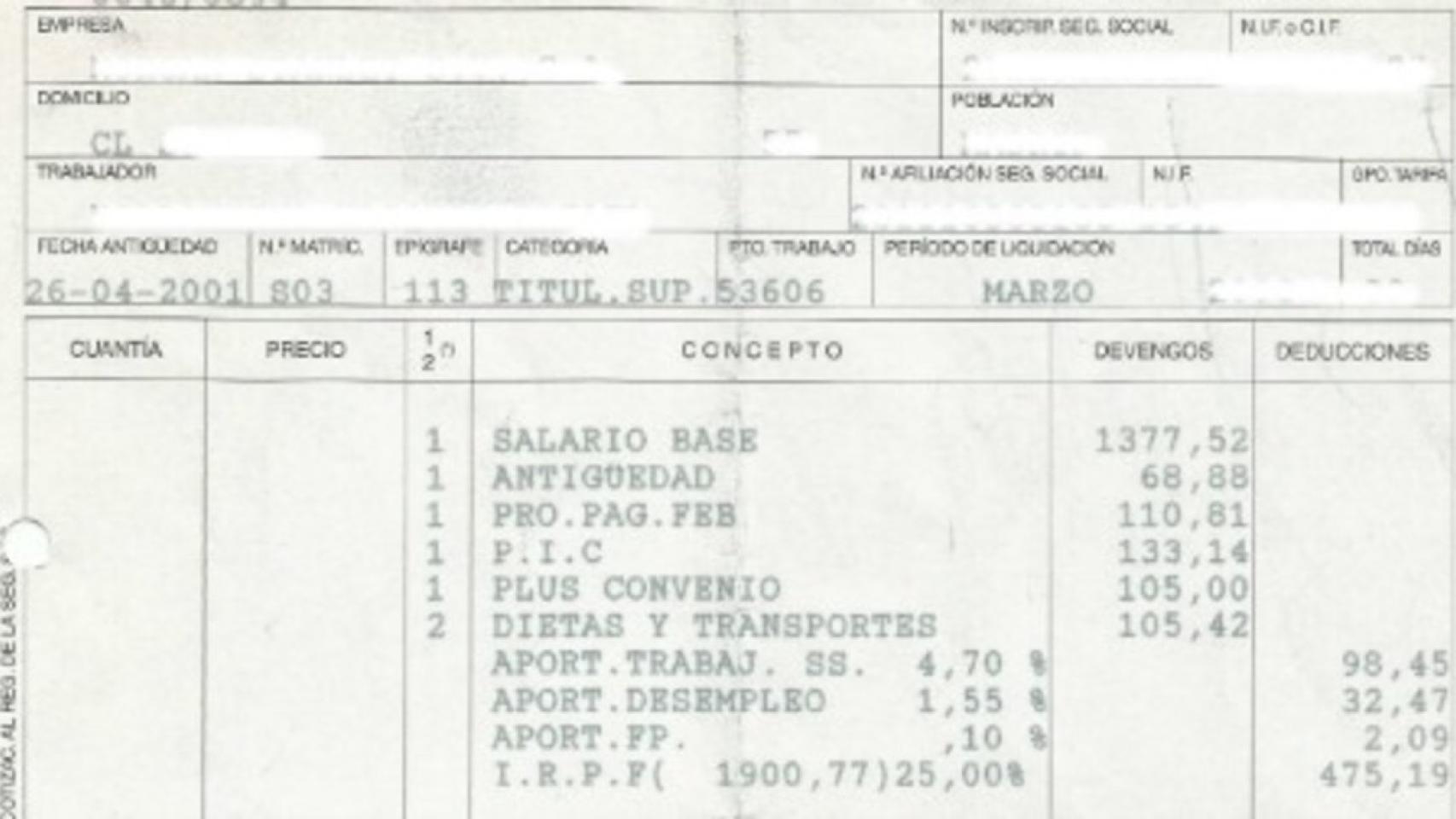 La Audiencia Nacional Obliga A Las Empresas A Detallar Todos Los Conceptos De Las Nóminas 8027