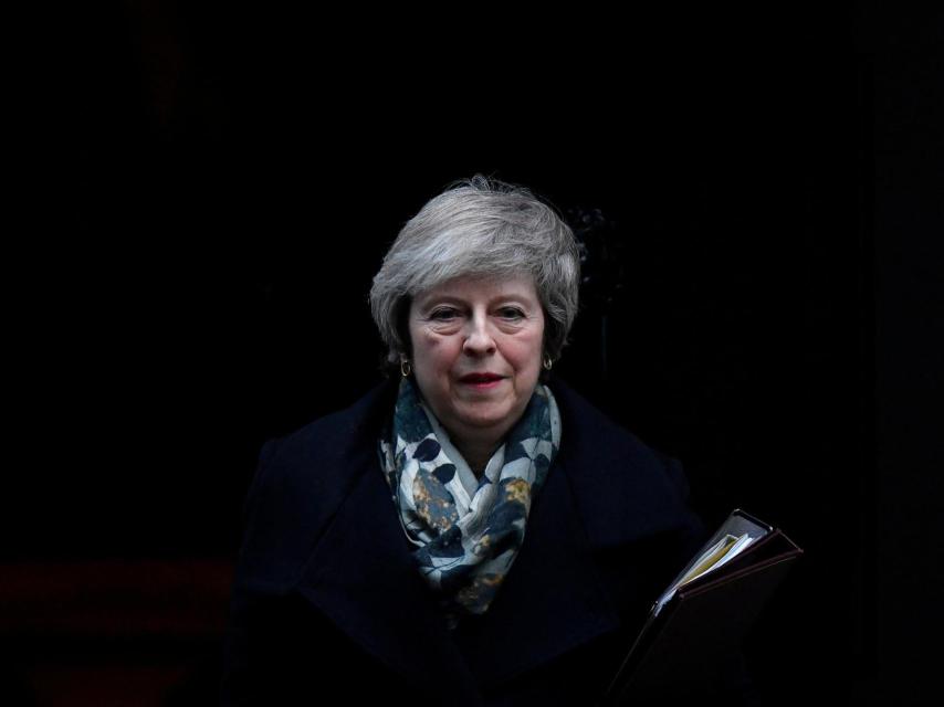 May, a la salida de Downing Street