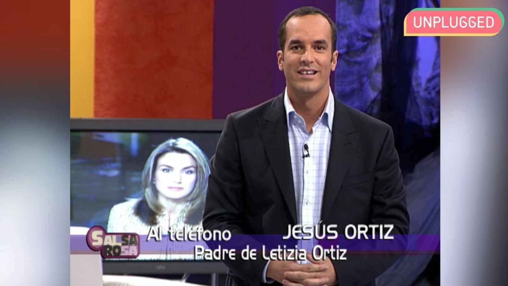 Jesús Ortiz interviene en el programa 'Salsa rosa' de Telecinco.