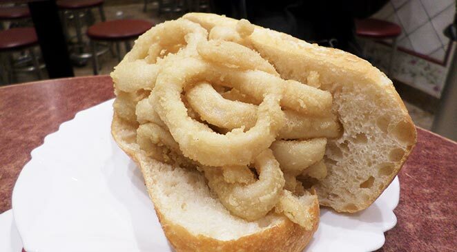 Bocadillo Calamares - La Campana