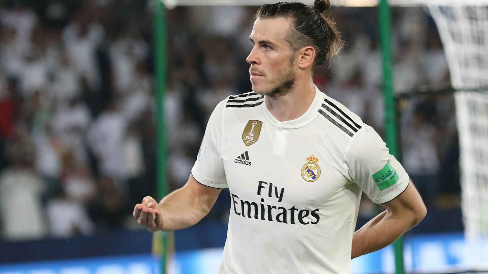 Gareth Bale celebra su gol durante la semifinal del Mundial de Clubes