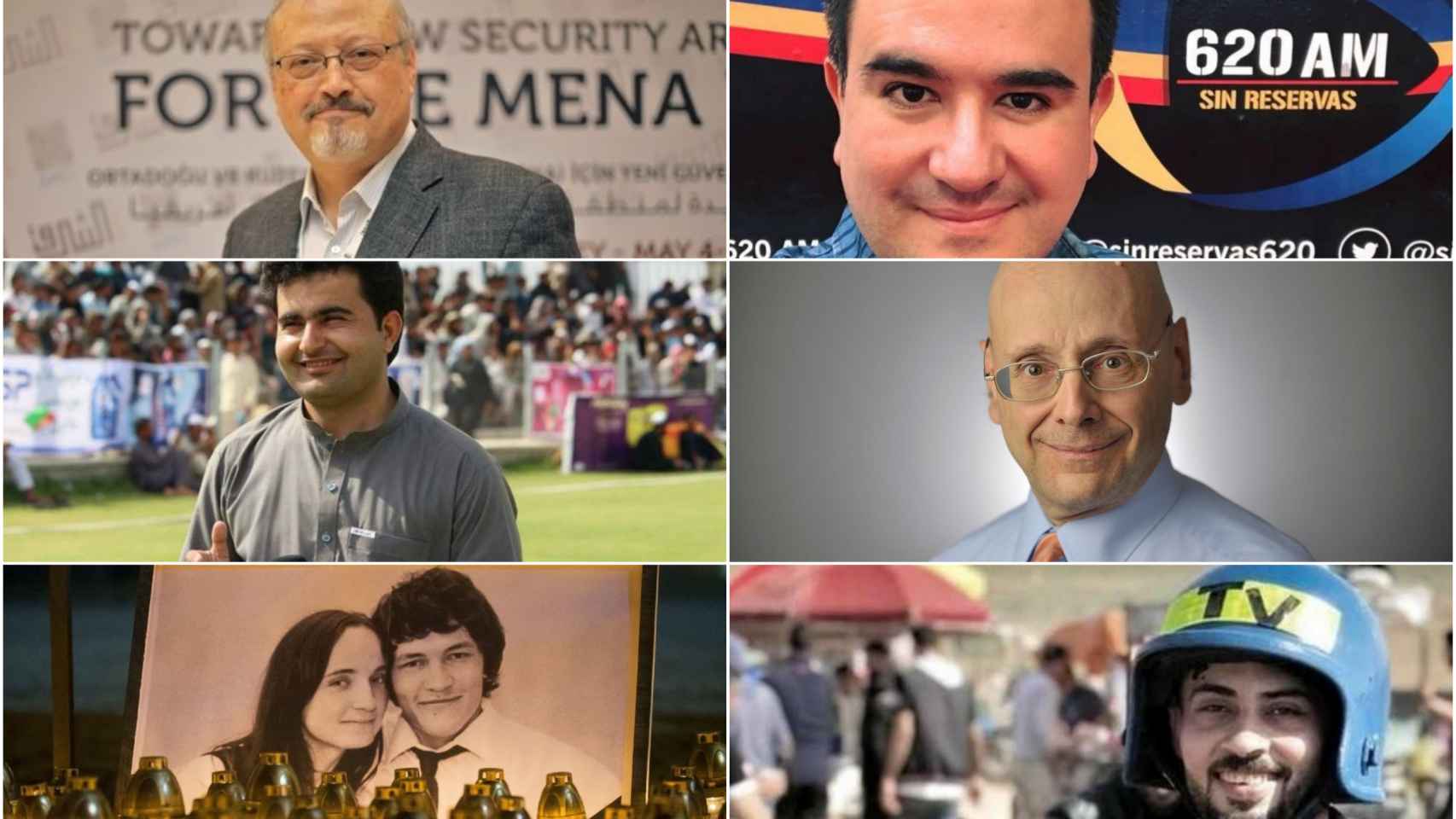 Estos son algunos de los periodistas asesinados este año