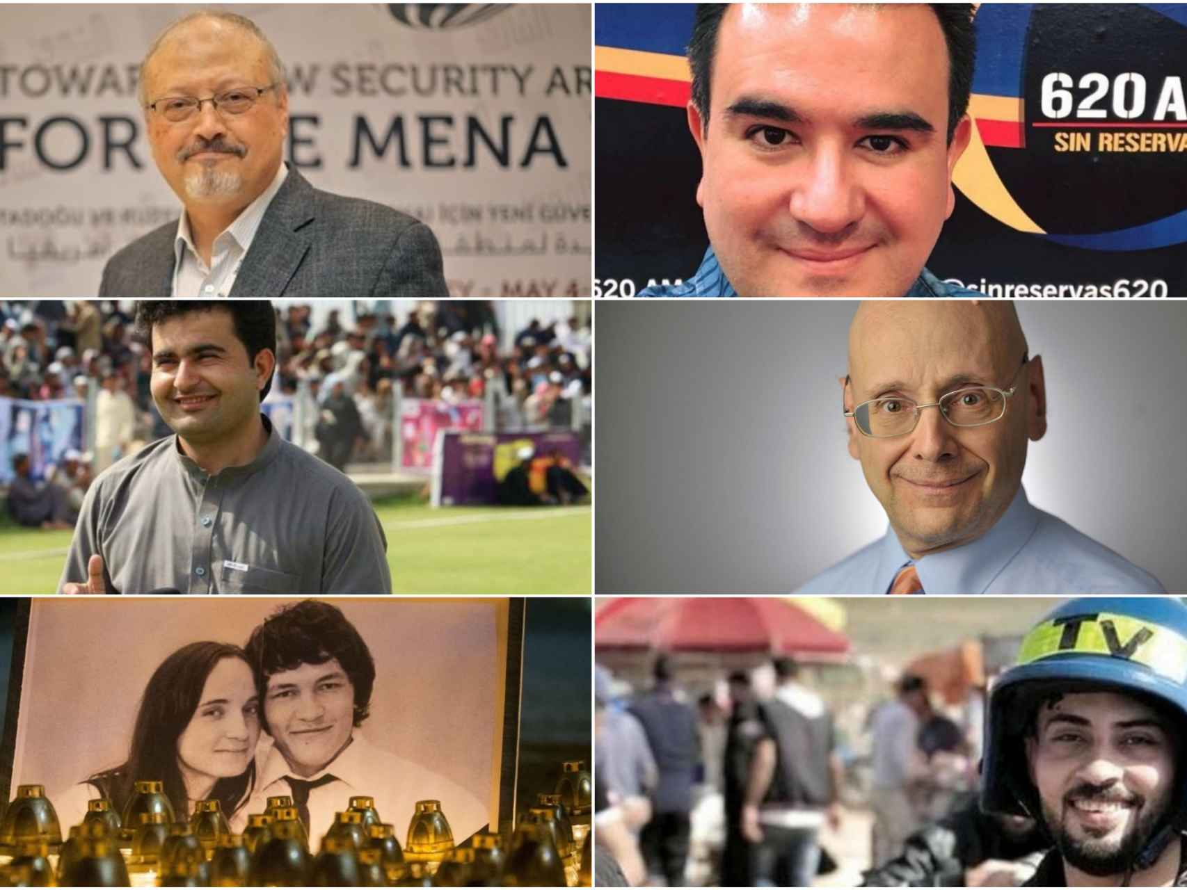 Estos son algunos de los periodistas asesinados este año