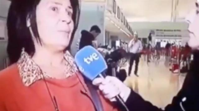 Nazis, quiero el 155 ya: una catalana obligada a madrugar se desfoga en TVE