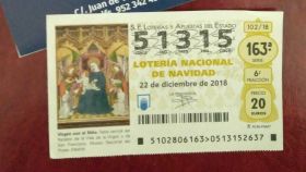 El número capicúa 51315 es el número favorito del establecimiento 'El capicúa de oro' de Málaga.