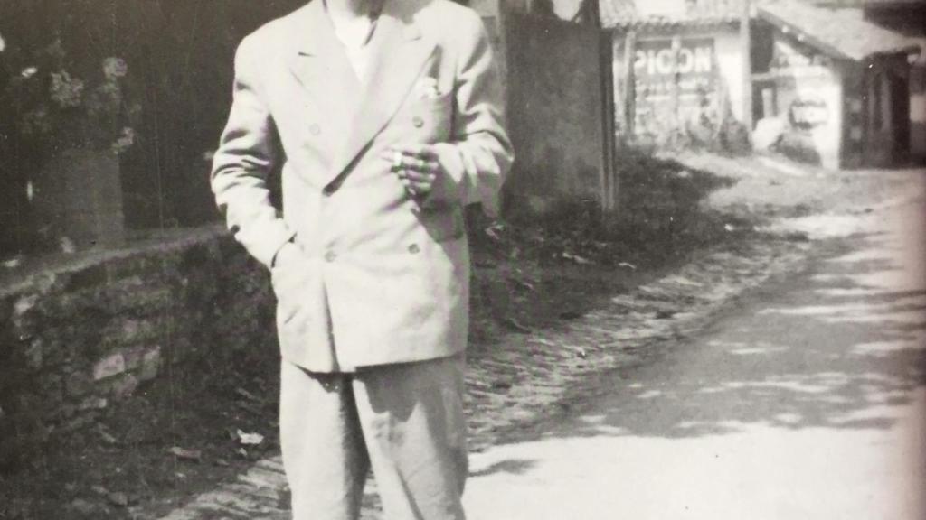 Companys, fotografiado por el policía Pedro Urraca en la frontera con Francia el 29 de agosto de 1940.