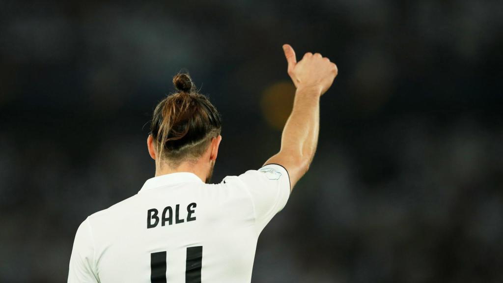 Gareth Bale, a punto de marcar de chilena ante el Al Ain