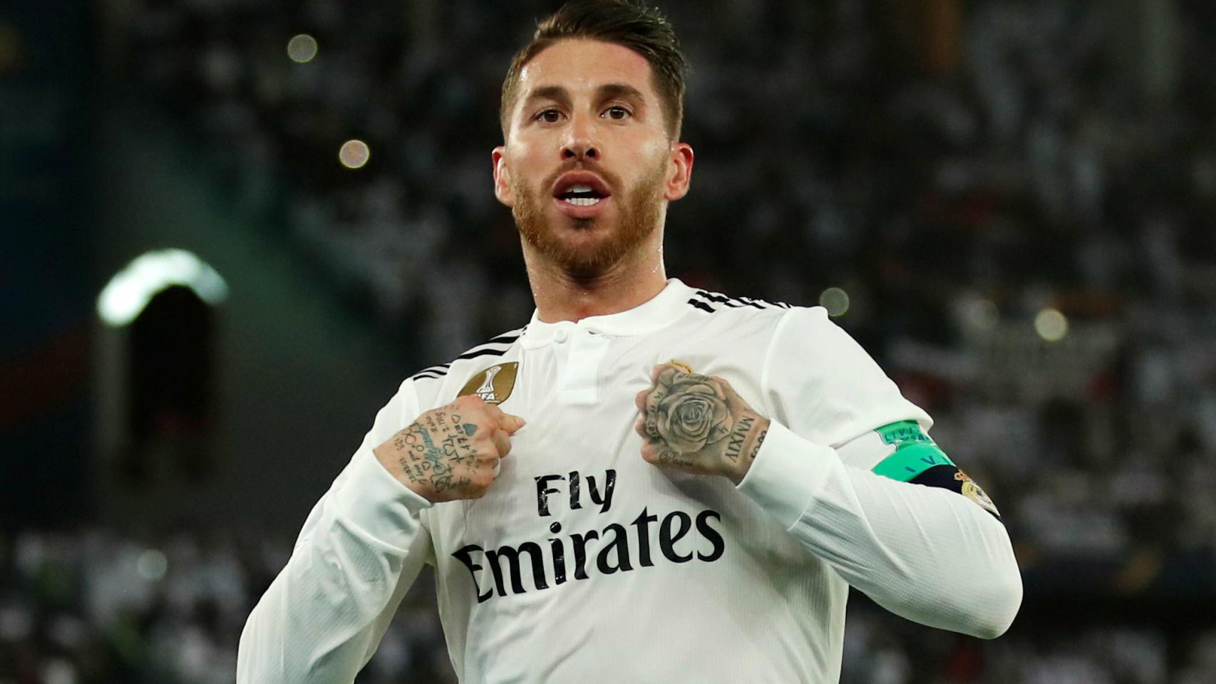 Sergio Ramos marca el tercer gol del Real Madrid contra el Al Ain