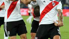 Zuculini celebra su gol en el Kashima Antlers - River Plate