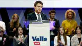 Manuel Valls, en un mitin por la alcaldía de Barcelona