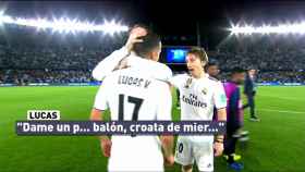 La broma de Lucas Vázquez a Modric: Dame un puto balón, croata de mierda