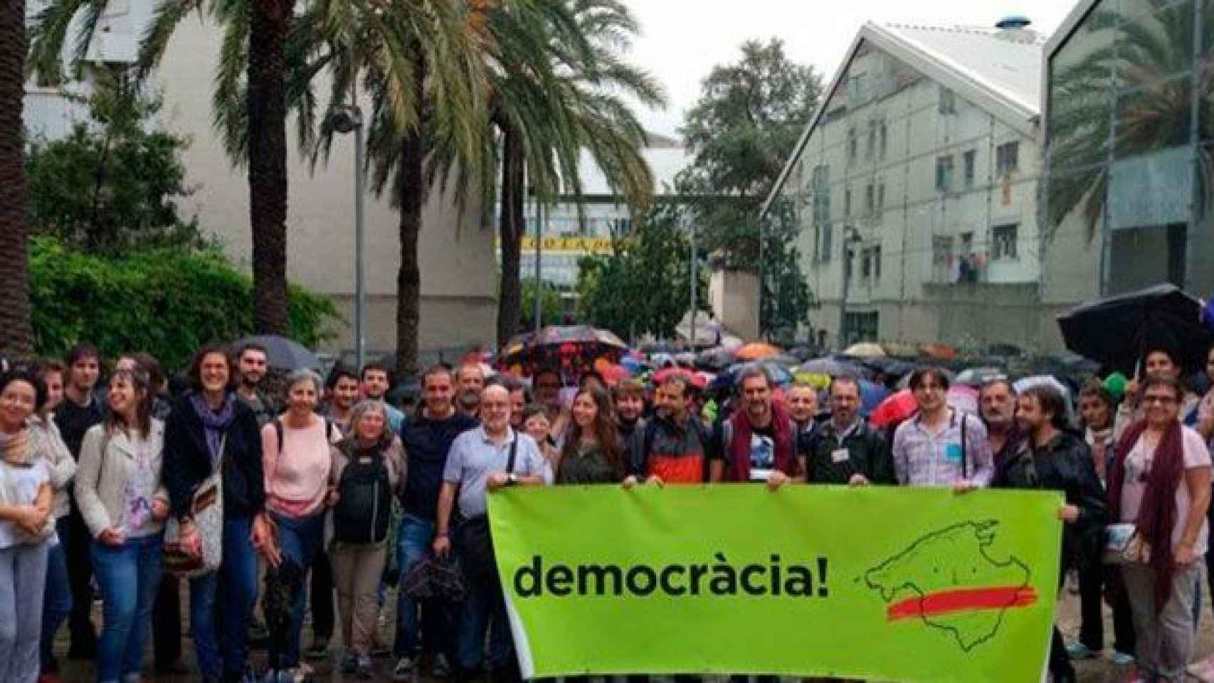 Una concentración independentista en Palma de Mallorca