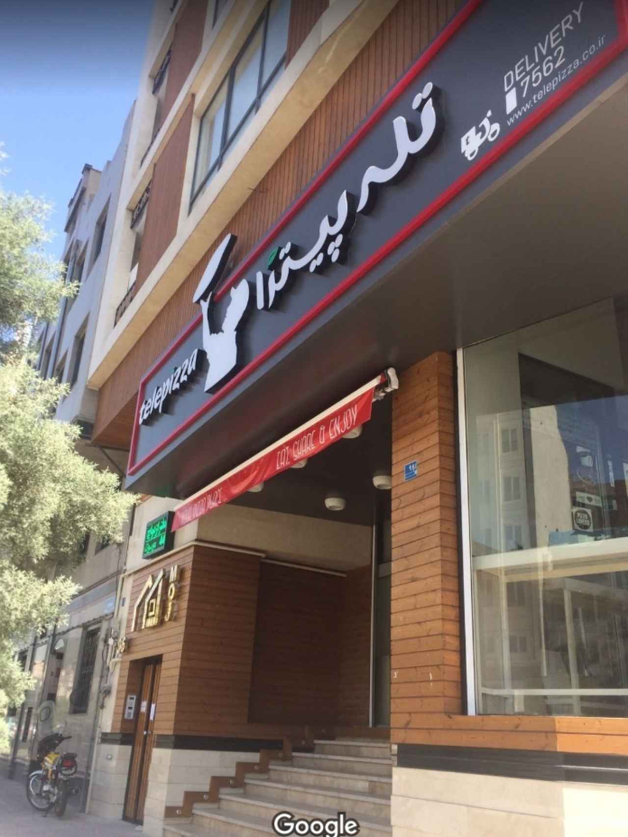 Telepizza en Teherán.