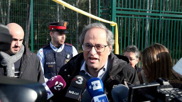 Quim Torra, presidente de la Generalitat de Cataluña.