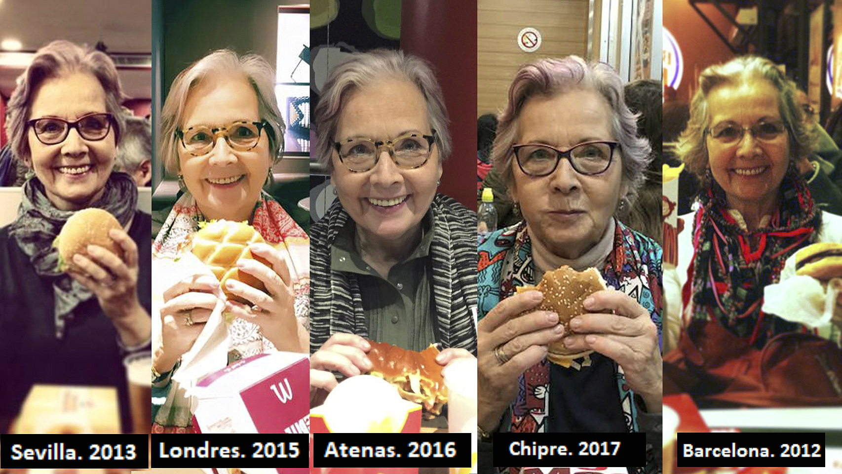 Desde 2010, mi madre y yo cenamos en un restaurante de comida rápida en Nochebuena.