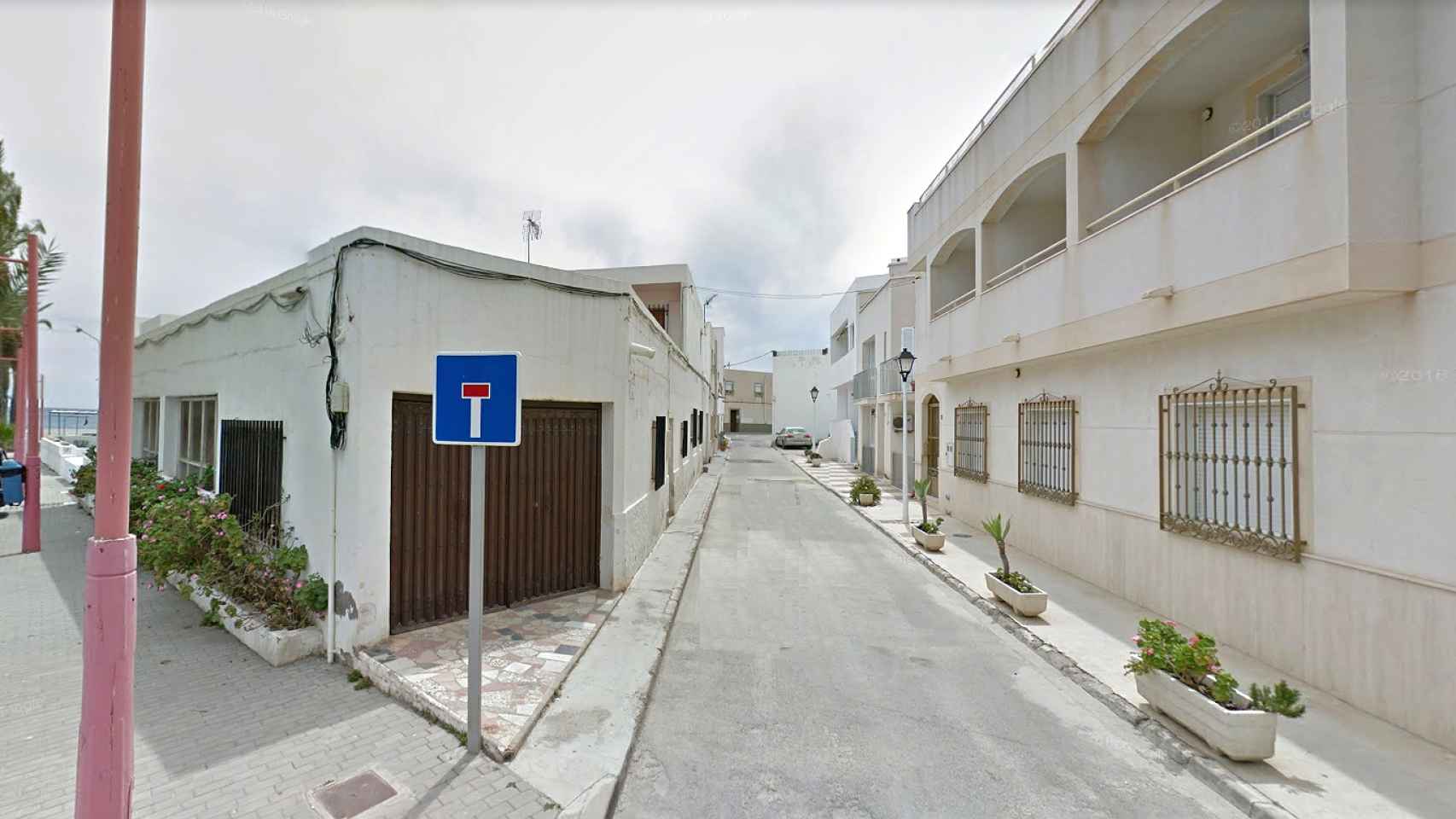 Calle Arrabal del mar, en Carboneras (Almería), donde ocurrió el suceso.