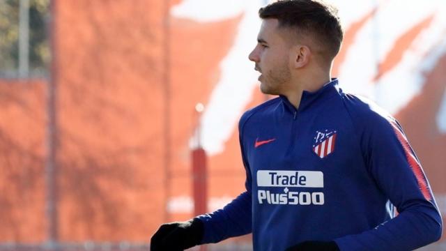 Lucas Hernández en un entrenamiento. Foto Twitter: (@LucasHernandez)