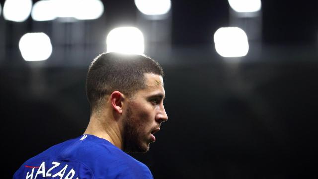 Eden Hazard, en un partido del Chelsea de la Premier League