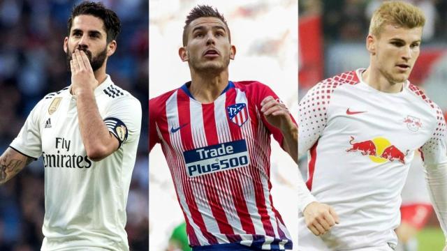 Isco, Lucas Hernández y Werner