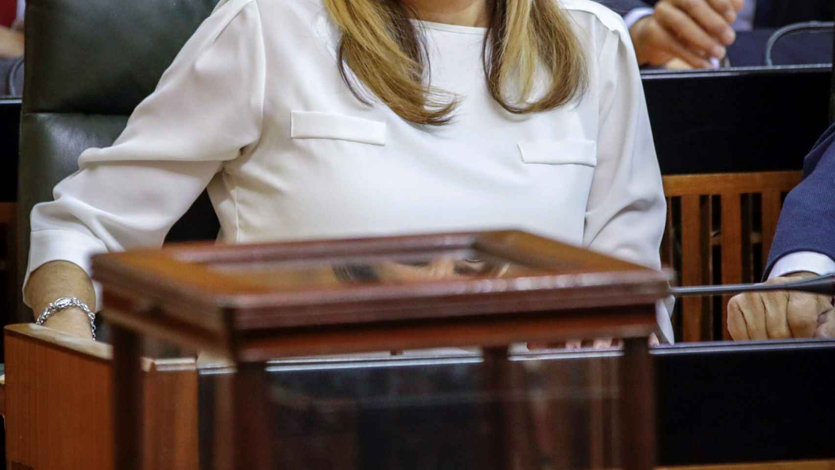 Susana Díaz, presidenta saliente de la Junta de Andalucía.