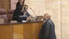 Cano Palomino en el Pleno del Parlamento de Andalucía