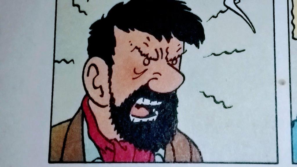 El capitán Haddock, insultador de nivel.