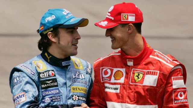 Schumacher y Fernando Alonso