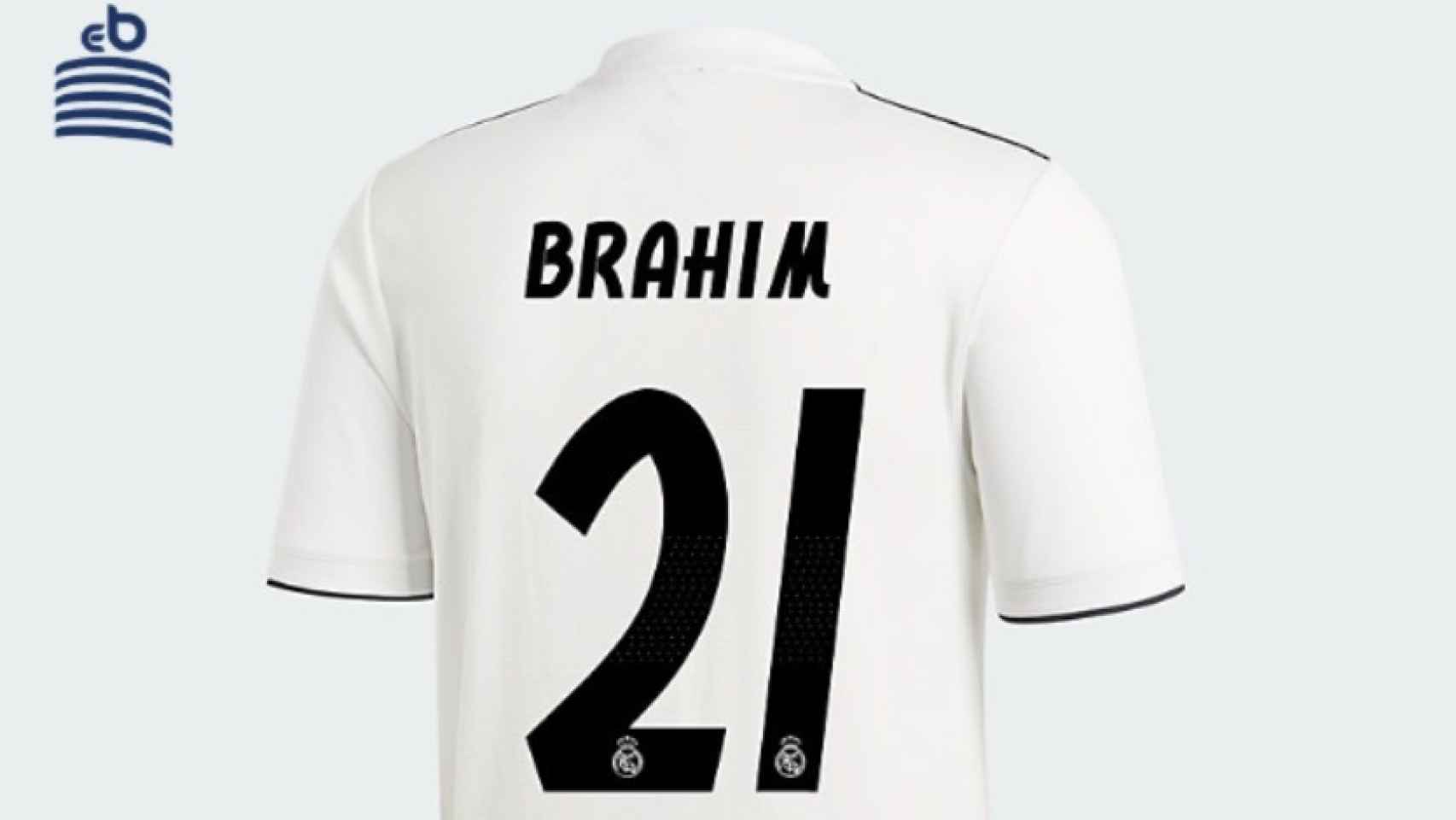 Camiseta de Brahim Díaz con el Real Madrid