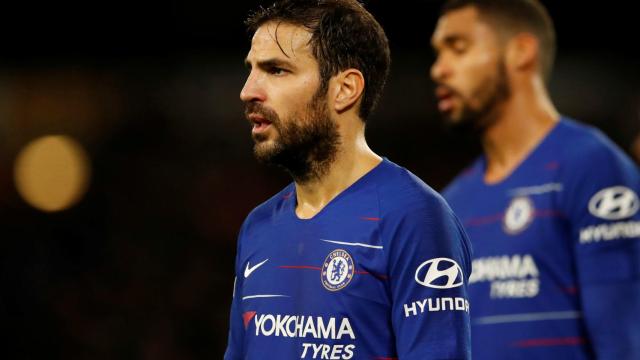 Cesc Fàbregas durante un partido