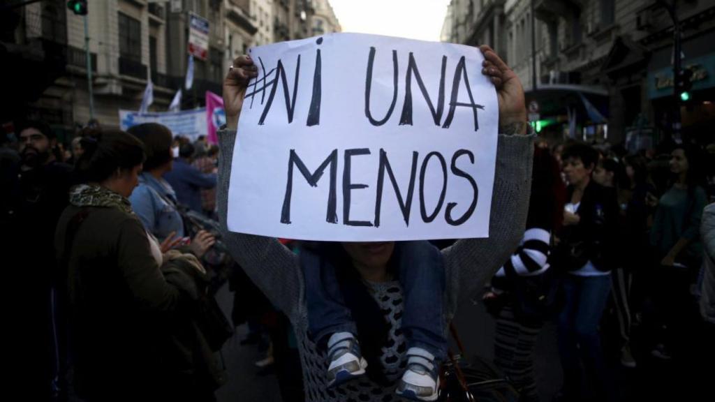 Manifestación contra la violencia machista.