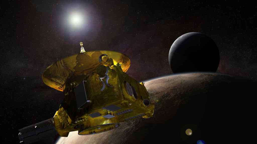 Representación de la NASA de la nave 'New Horizons' en el Cinturón de Kuiper