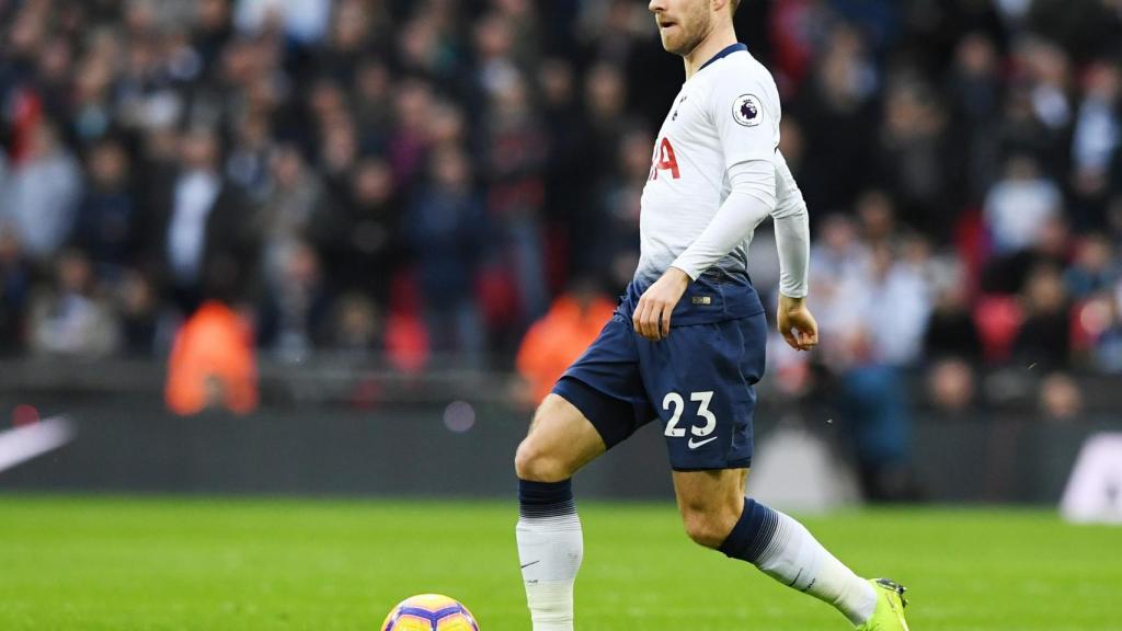 Christian Eriksen durante un partido