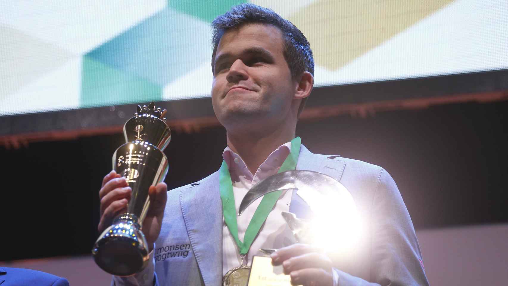 Carlsen en el torneo de Ajedrez relámpago