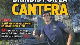 La portada del diario Sport (31/12/2018)