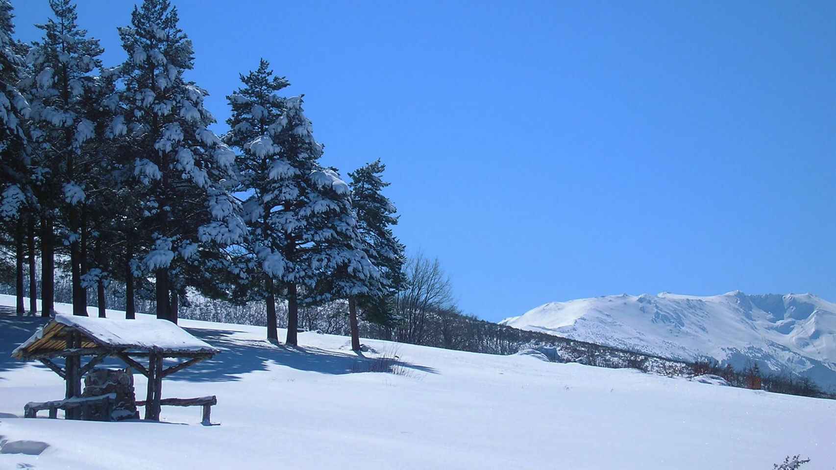 Una nevada en la estación de esquí de La Pinilla, en Segovia. (Archivo)