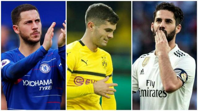 Hazard, Pulisic e Isco