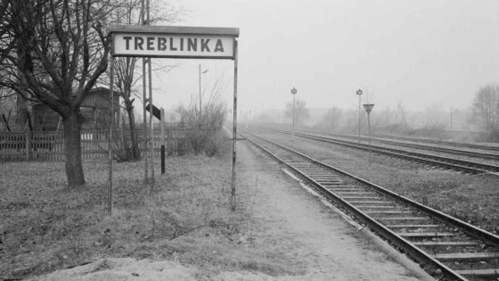Vías del tren que conducían a los judíos al campo de exterminio de Treblinka.